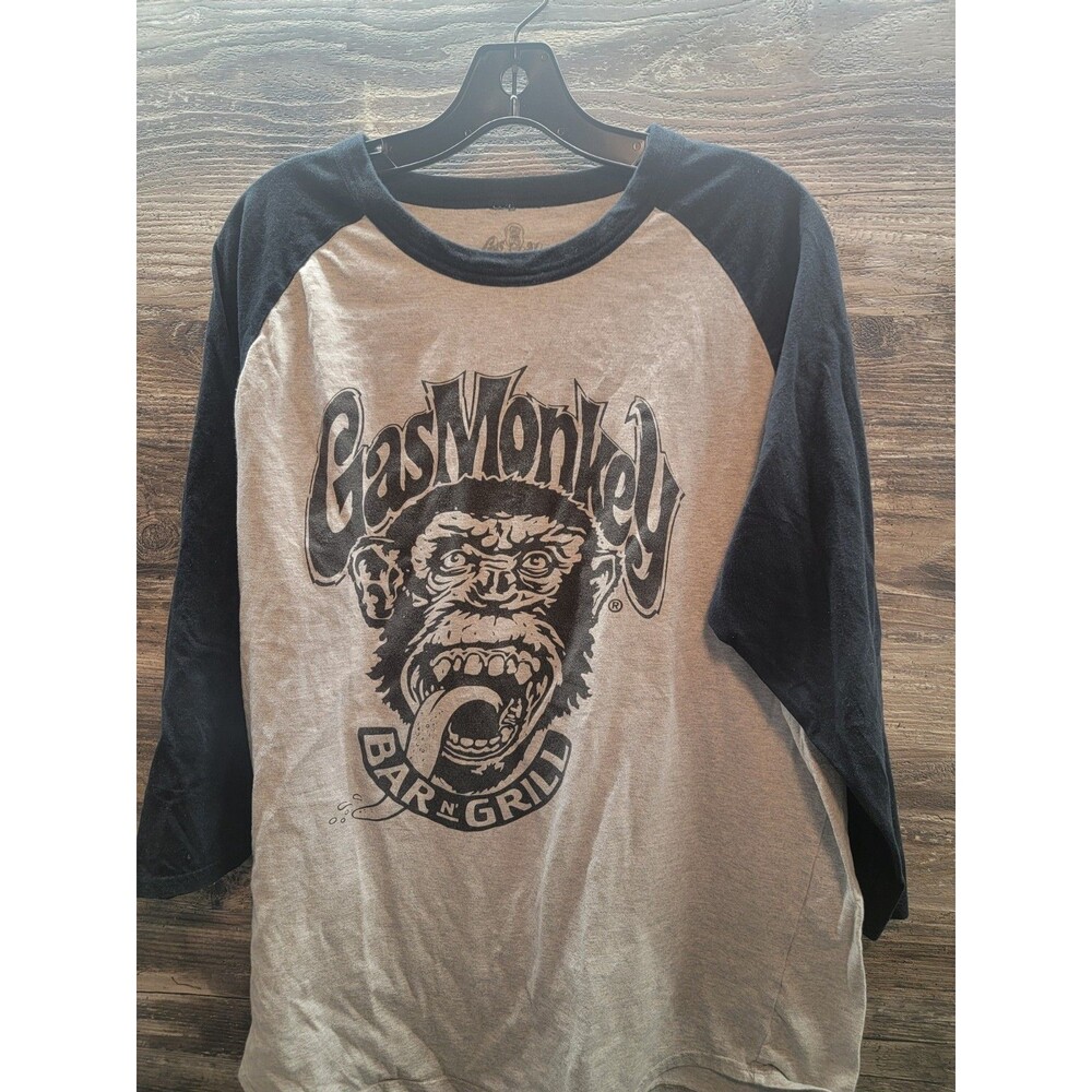 Gas Monkey Bar & Grill Sz Extra L Baseball Tee